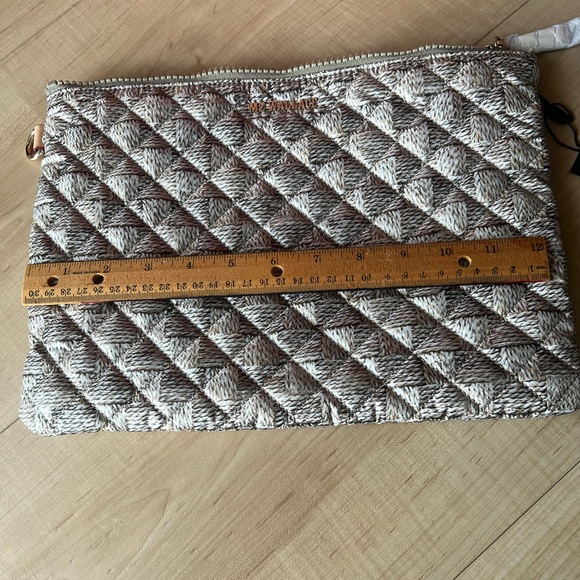 MZ WALLACE jute metro pouch NWT - Picture 5 of 9